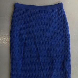 Biana dark blue pencil skirt